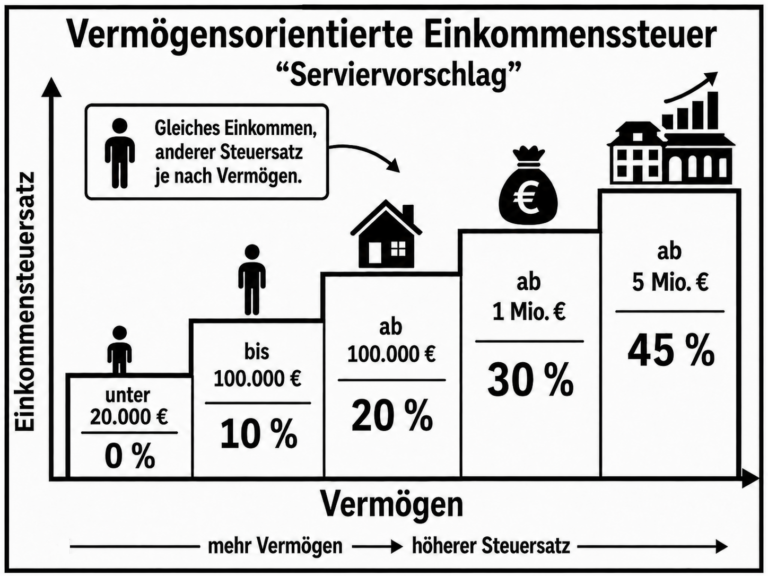 Mehr über den Artikel erfahren Vermögensorientierte Einkommenssteuer